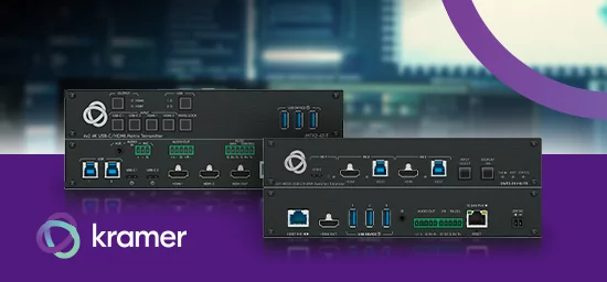 Коммутаторы Kramer SWT3-31-HU-TR и MTX2-42-T – готовая основа для построения переговорной или небольшого конференц-зала