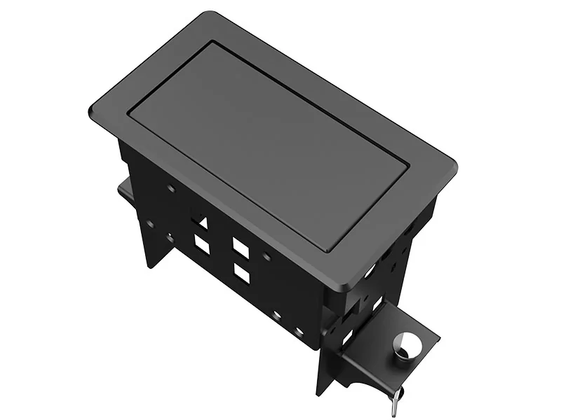 Прямоугольный металлический корпус Wize Pro WRTS-04BOX-B 3