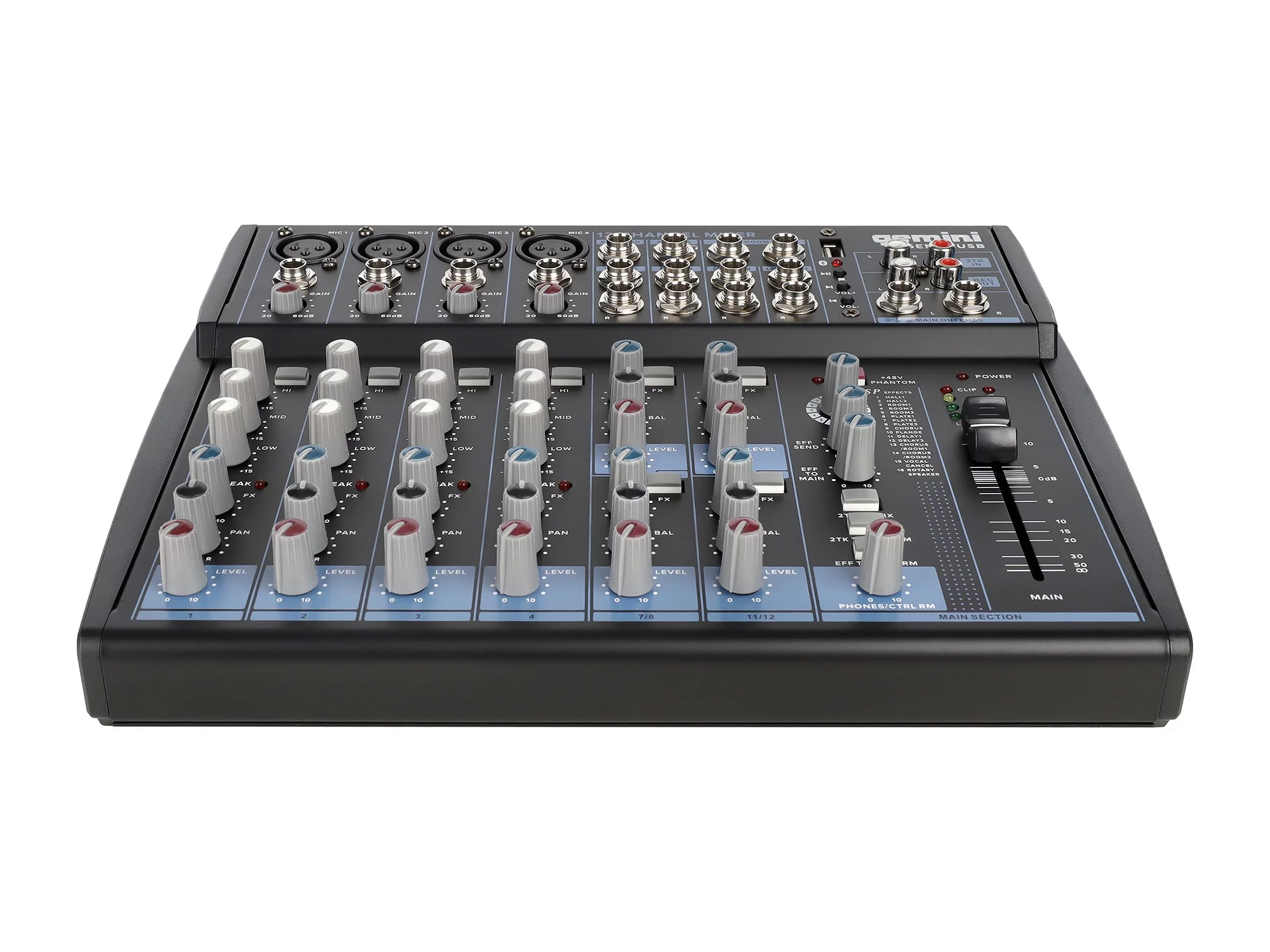 Микшер Gemini GEM-12USB 8