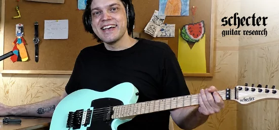 Видеообзор  гитар SCHECTER  от популярного музыканта и блогера