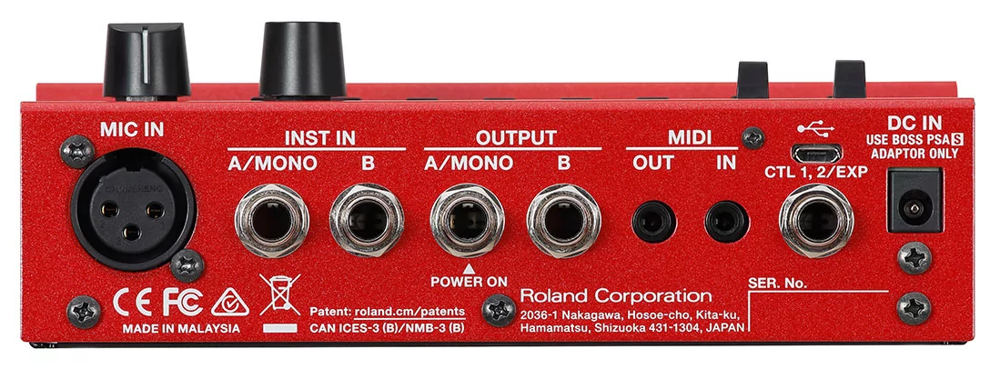 Двухдорожечный лупер и процессор BOSS RC-500 2