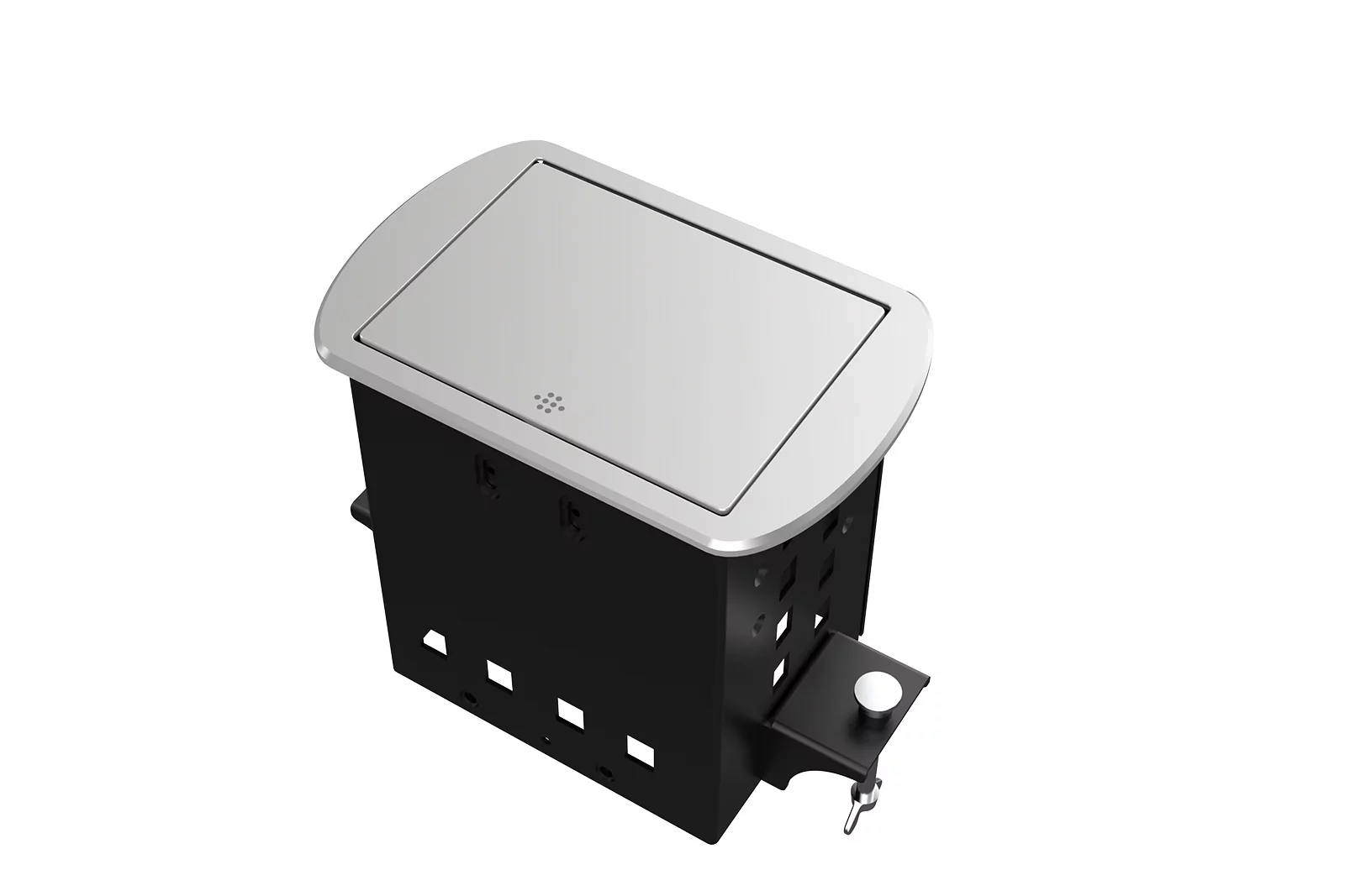 Прямоугольный металлический корпус Wize Pro WRTS-M-4CBOX-S 5