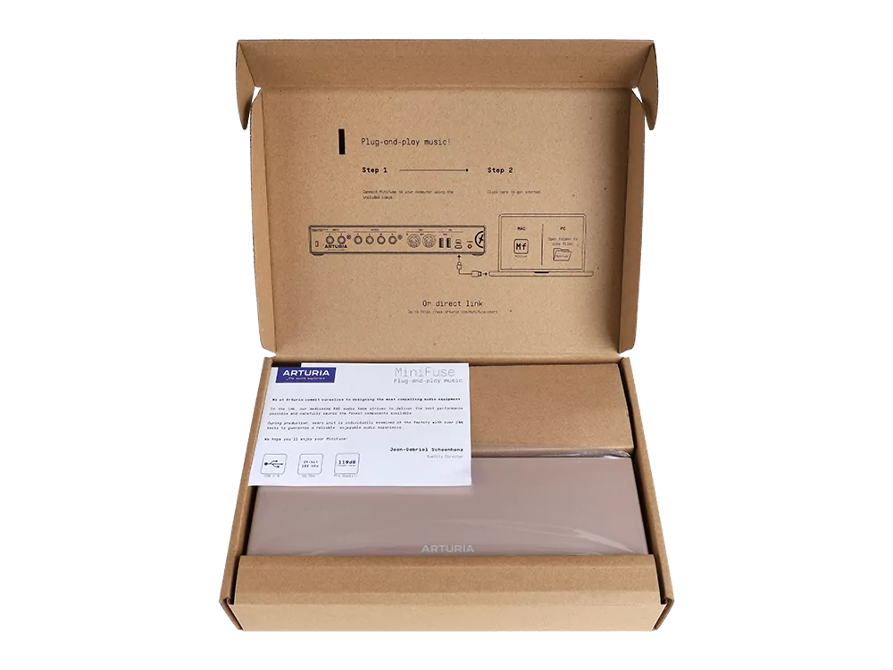 Аудиоинтерфейс USB Arturia MiniFuse 4 Champagne 14