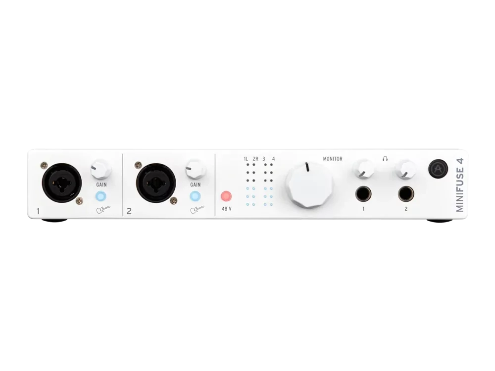 Аудиоинтерфейс USB Arturia MiniFuse 4 White