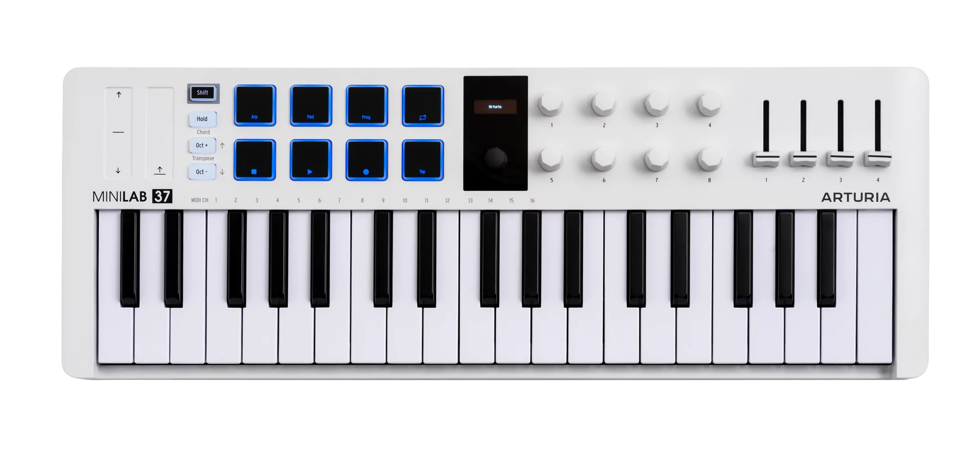 MIDI клавиатура Arturia MiniLAB 37 White 5