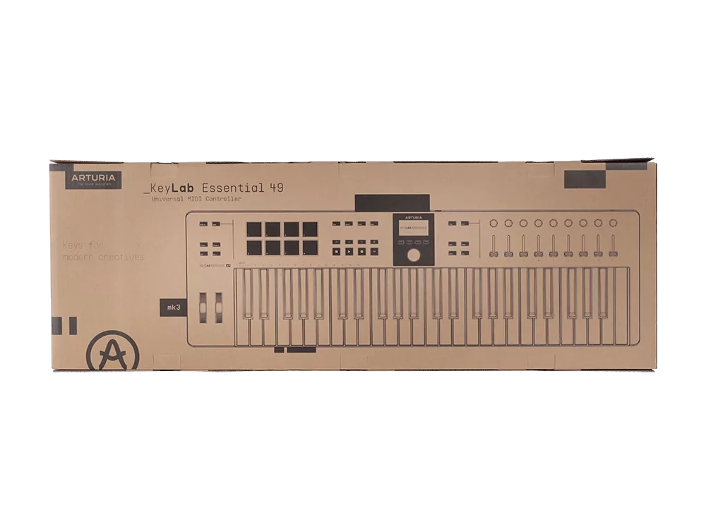 MIDI клавиатура Arturia KeyLab Essential 49 mk3 Aquamarine 14