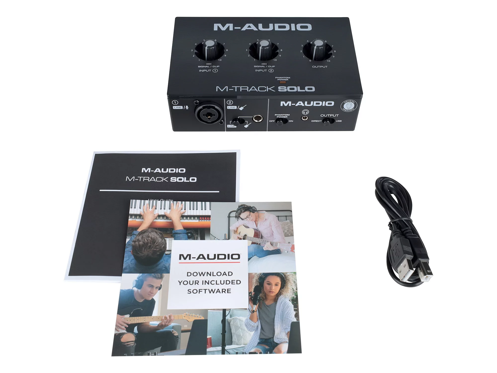 Аудиоинтерфейс USB M-audio M-Track Solo 7