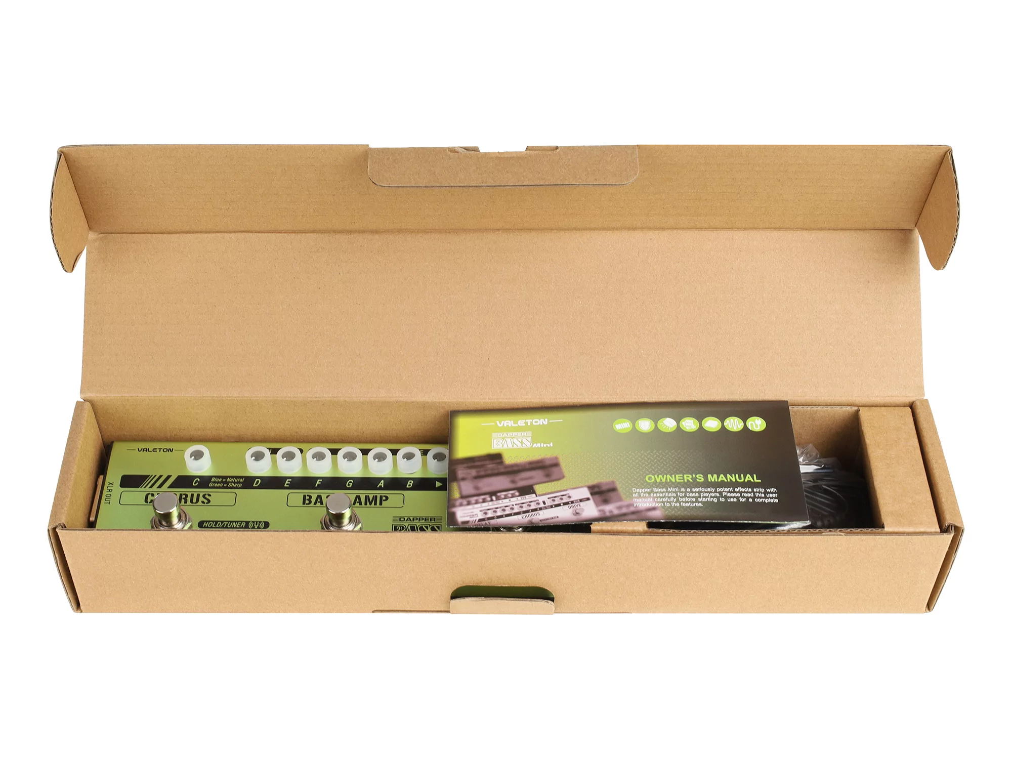 Напольная компактная басгитарная педаль Dapper Bass Mini Valeton MES-2 13