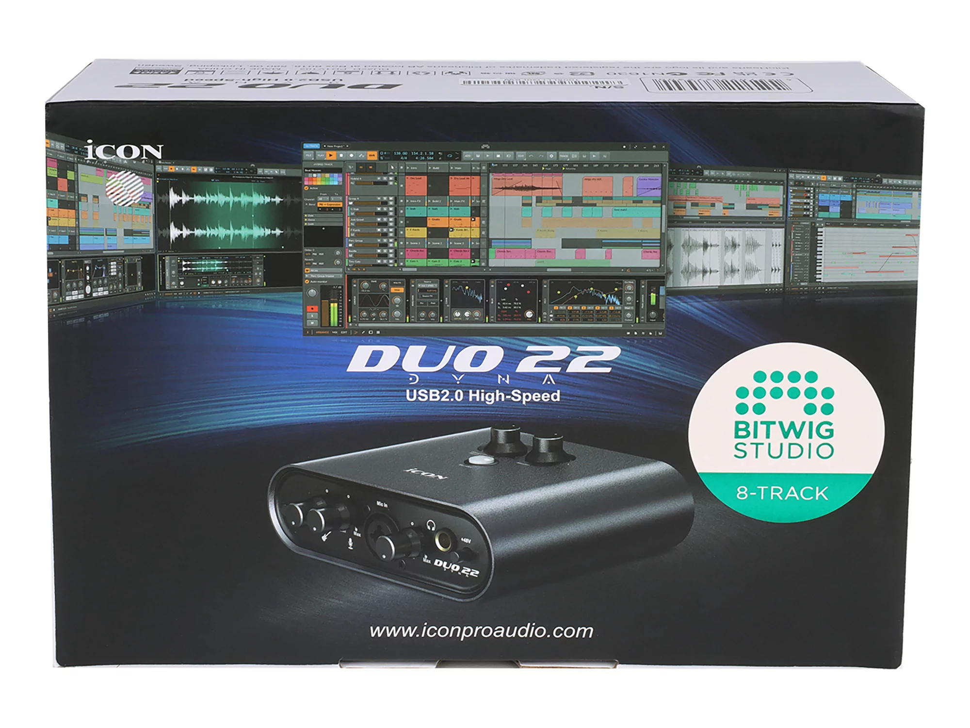 Аудиоинтерфейс USB Icon Duo22 Dyna B 14