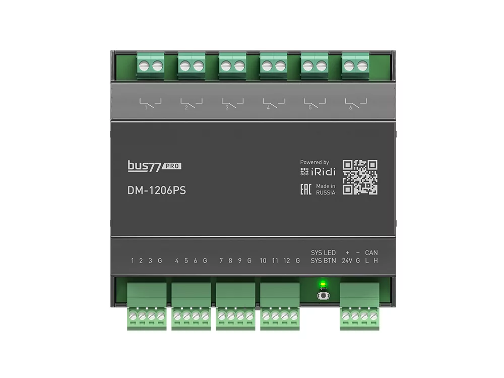 Релейный модуль iRidi DM-1206PS