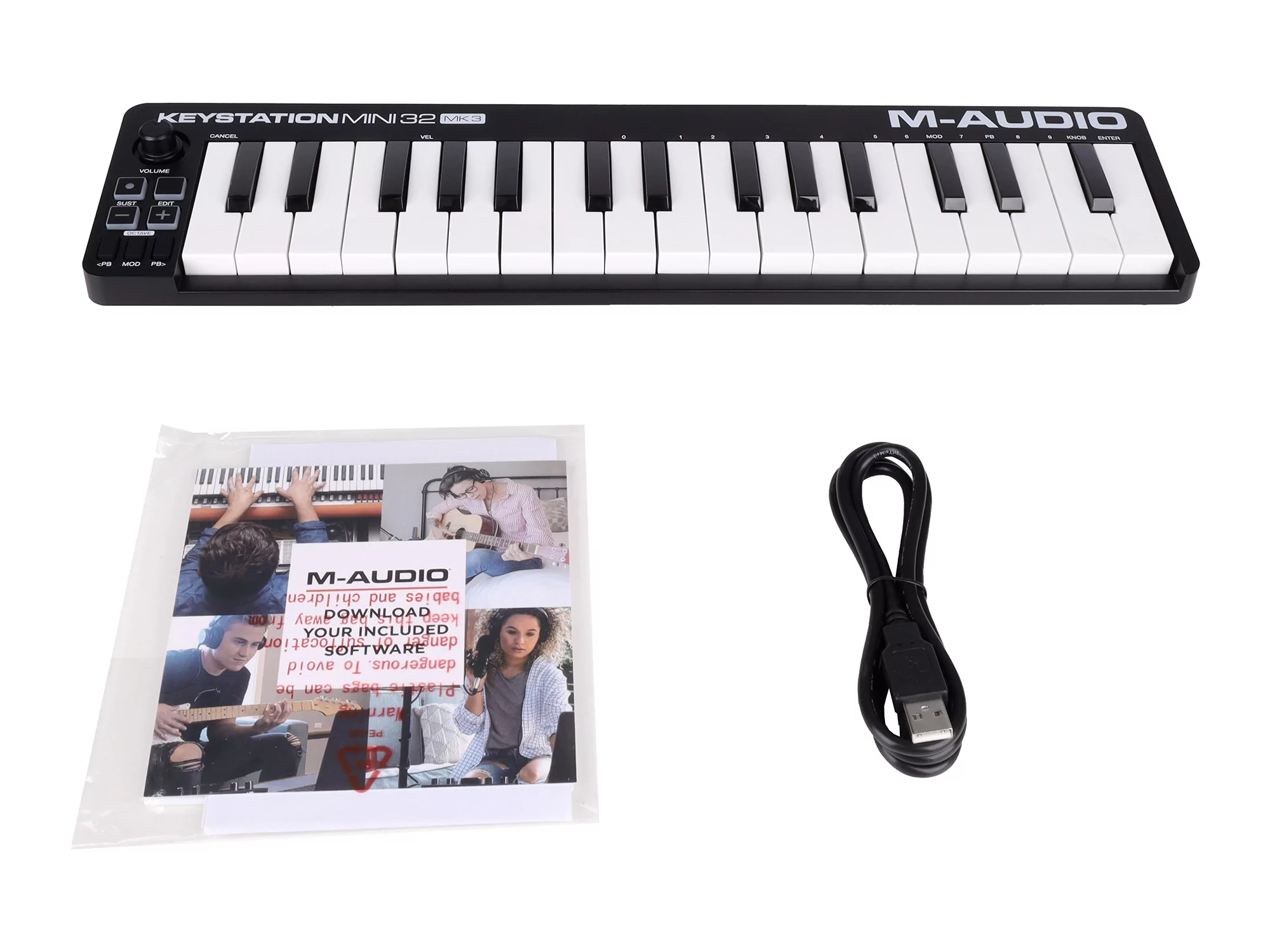 MIDI клавиатура M-audio Keystation Mini 32 MK3 13