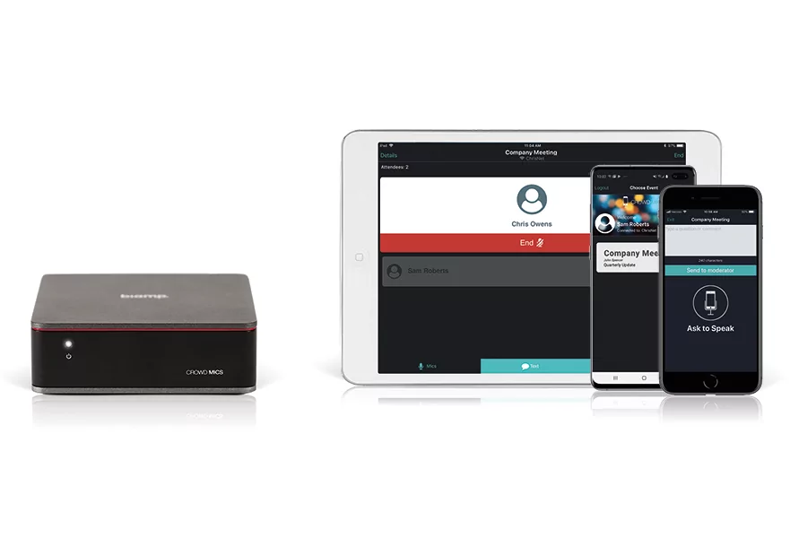 Интерфейс AV Biamp Crowd Mics ATOM