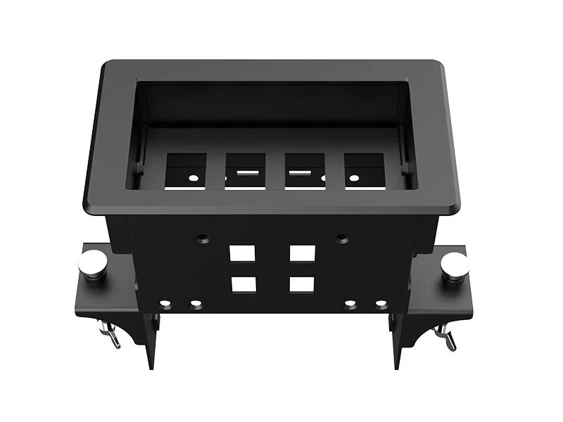 Прямоугольный металлический корпус Wize Pro WRTS-04BOX-B 2