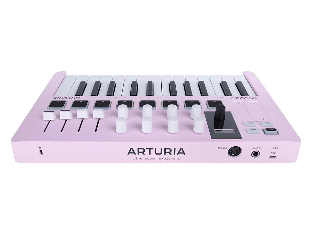 MIDI клавиатура Arturia MiniLAB 3 Rose Quartz 6