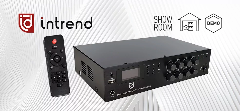 Микшеры-усилители Intrend ITMXAMP-120MT/60MT доступны для заказа