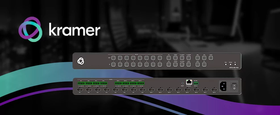 Kramer MTX3-88-HSA — надежная матричная коммутация 8x8