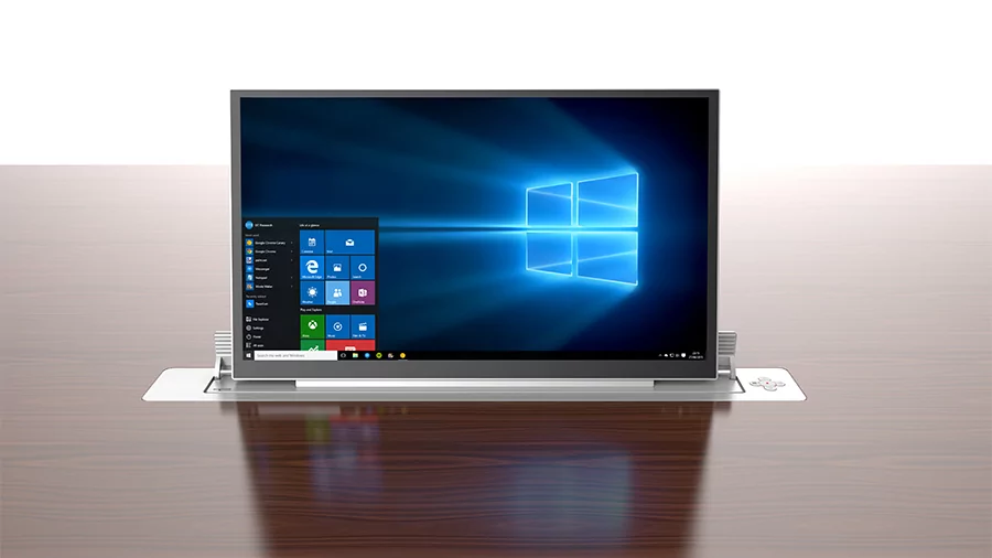 Моторизированный выдвижной монитор Genius Fixed Wize Pro WR-24GF silver