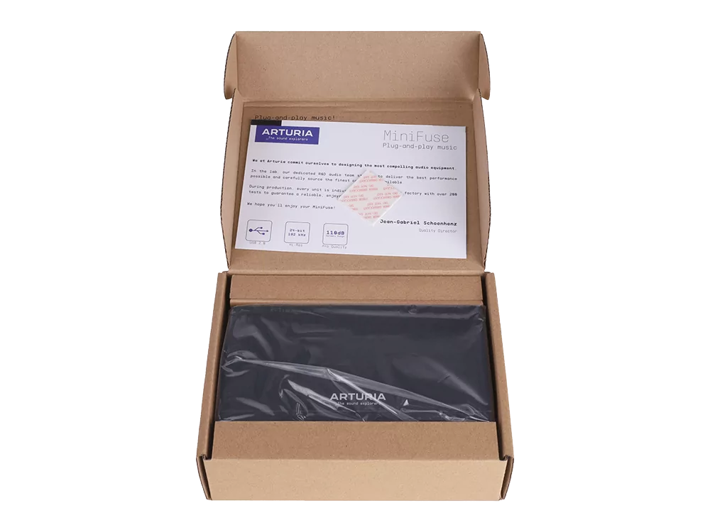 Аудиоинтерфейс USB Arturia MiniFuse 1 Black 12