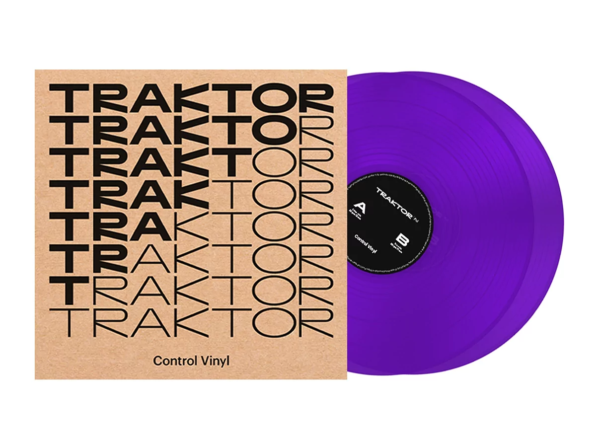 Виниловый диск с таймкодами Native Instruments Traktor Control Vinyl Purple