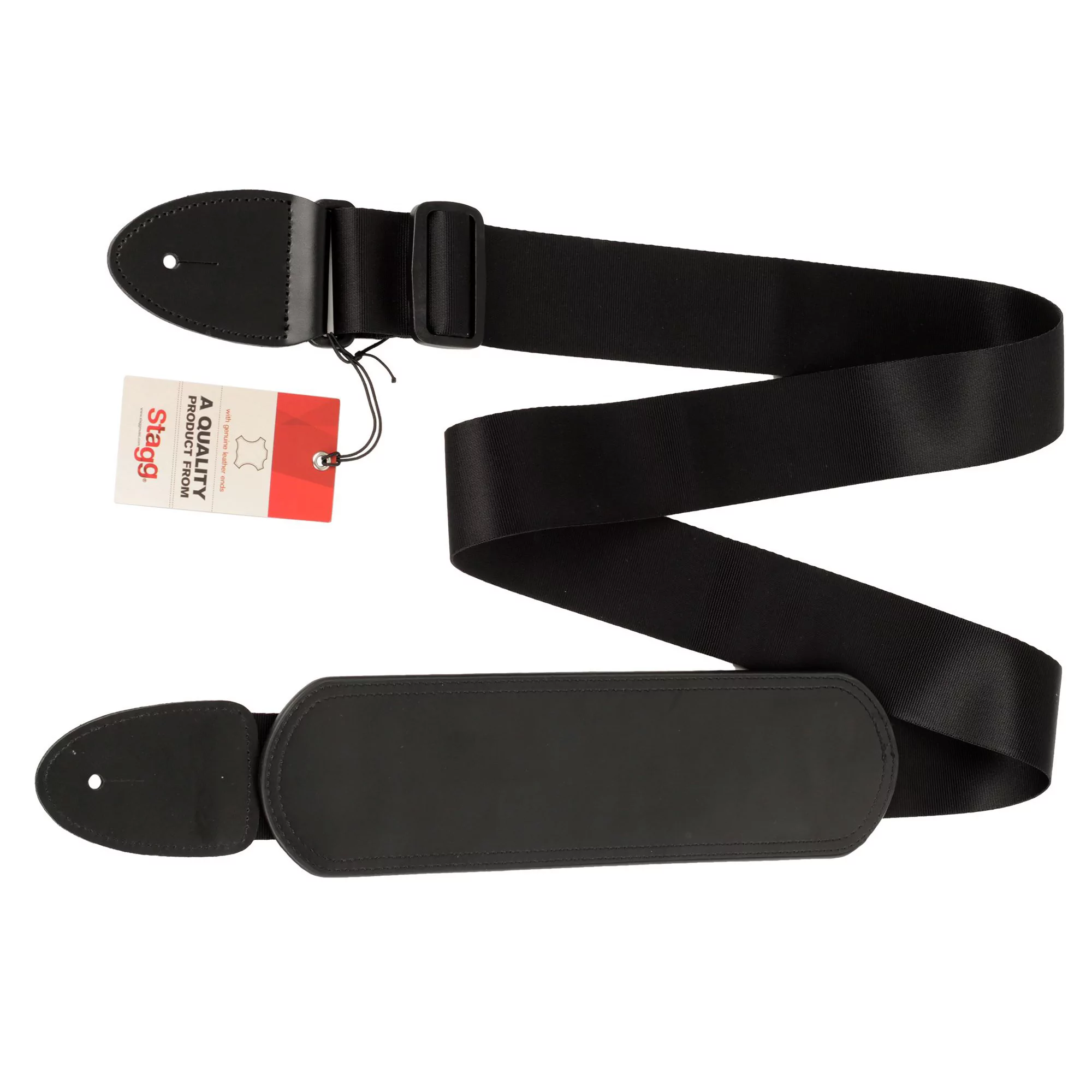 Ремень для гитары STAGG SN5 SHP BLK