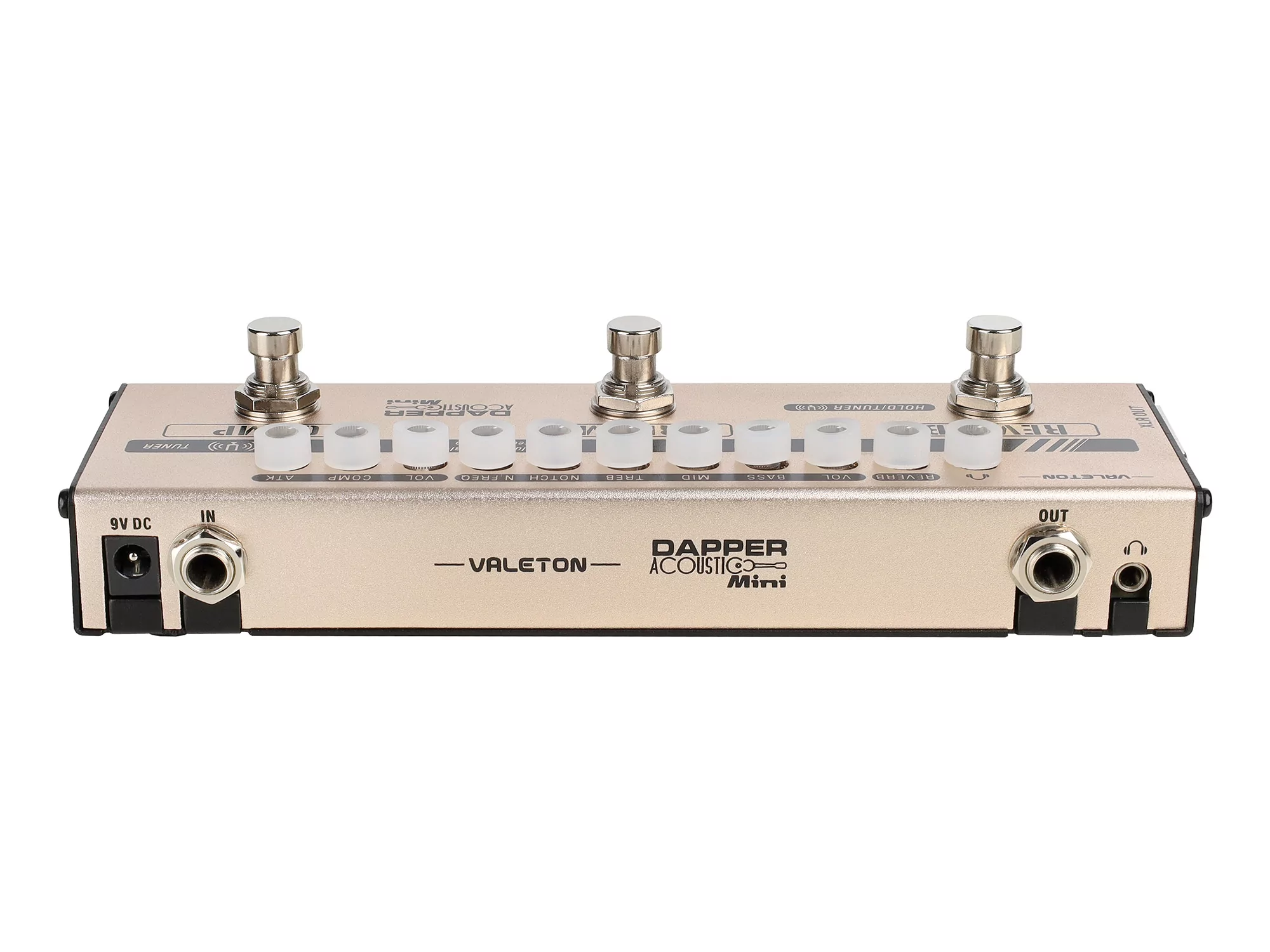 Напольная компактная гитарная педаль Dapper Acoustic Mini Valeton MES-4 7