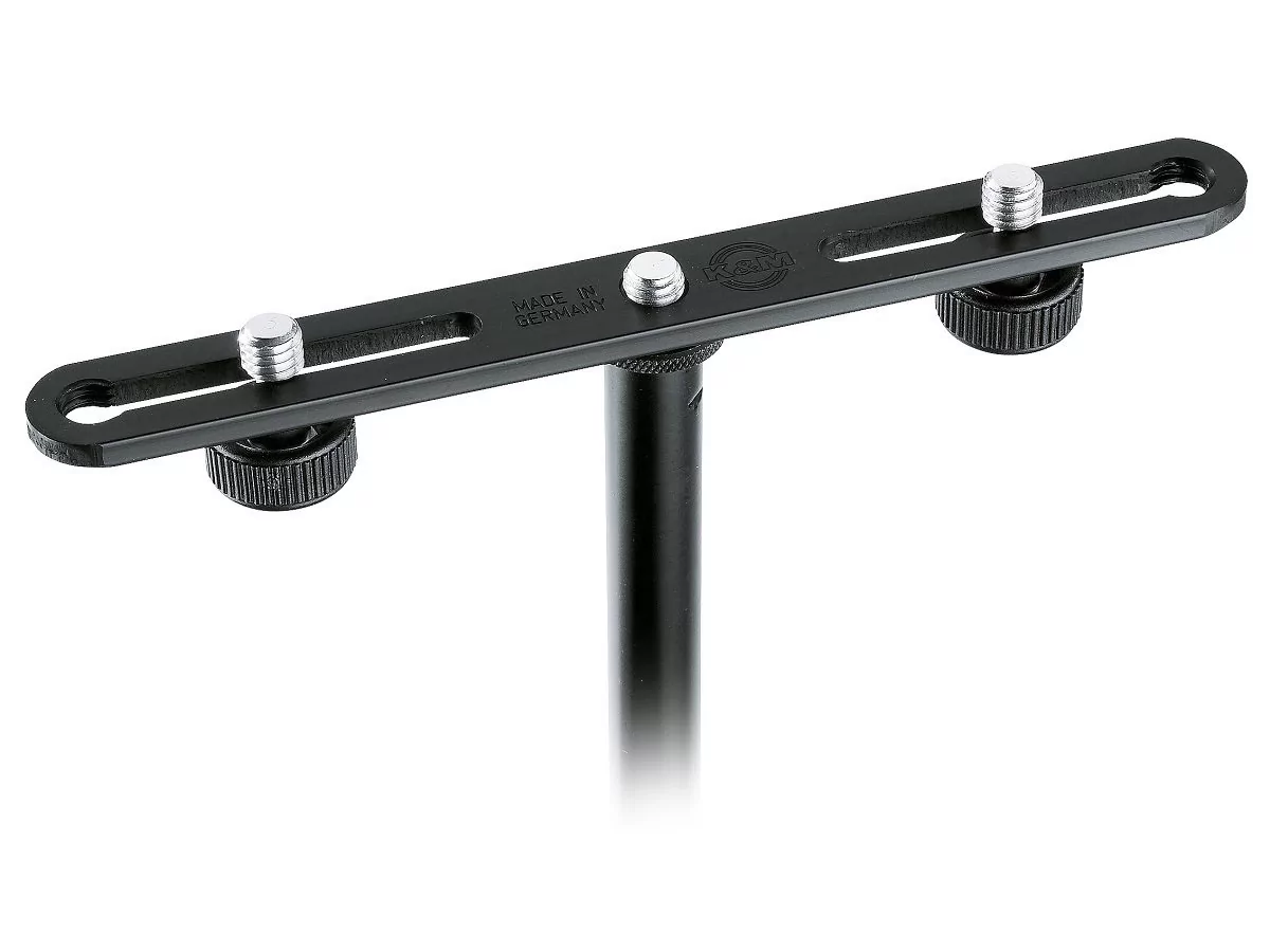 Держатель для двух микрофонов K&M K&M 23550-300-55