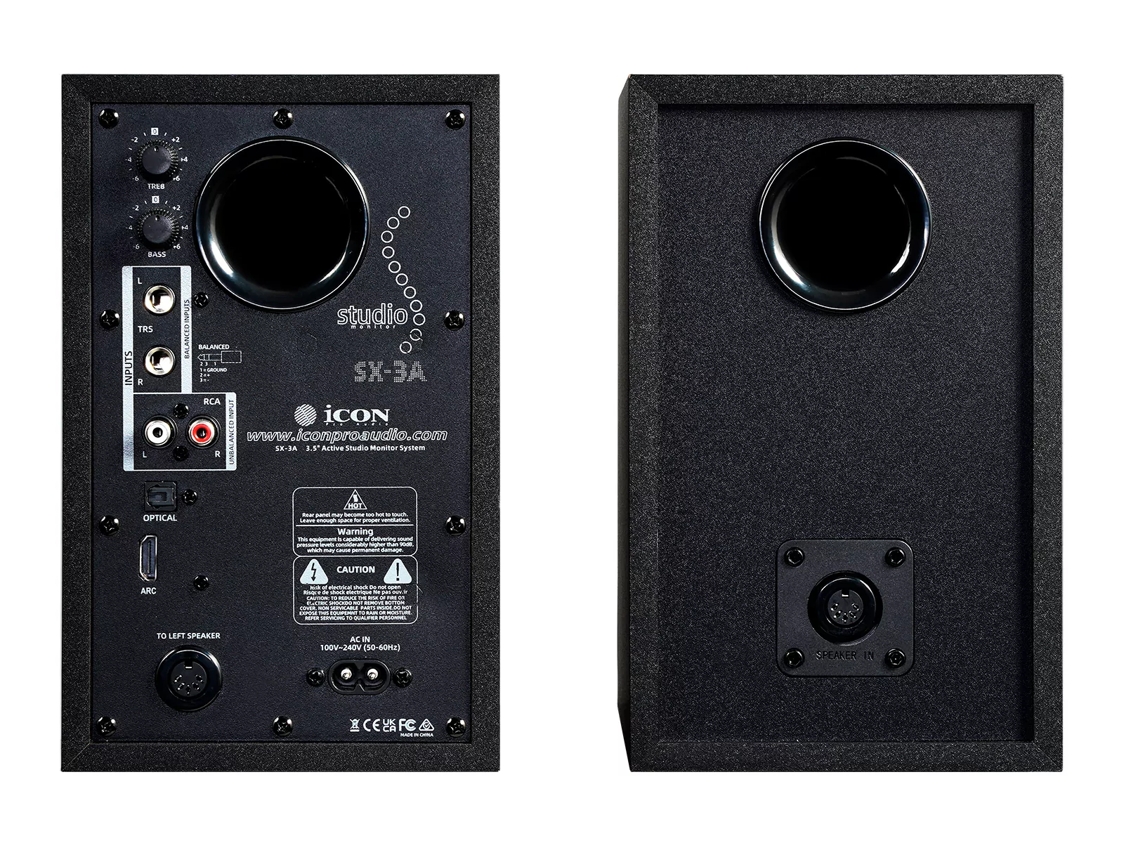 Акустическая система (студийный монитор) Icon SX-3A (пара) 2