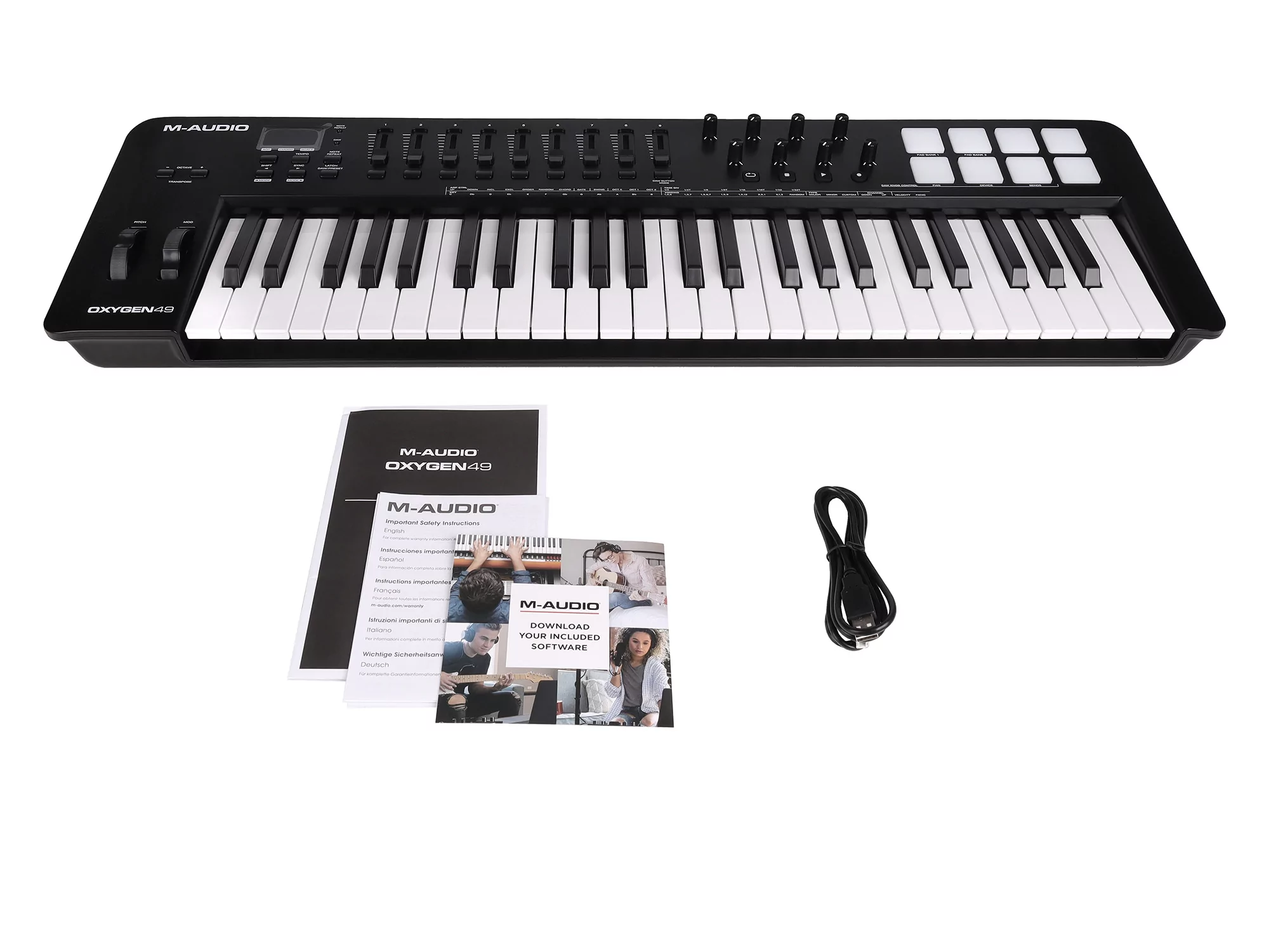 MIDI клавиатура M-audio Oxygen 49 MKV 12