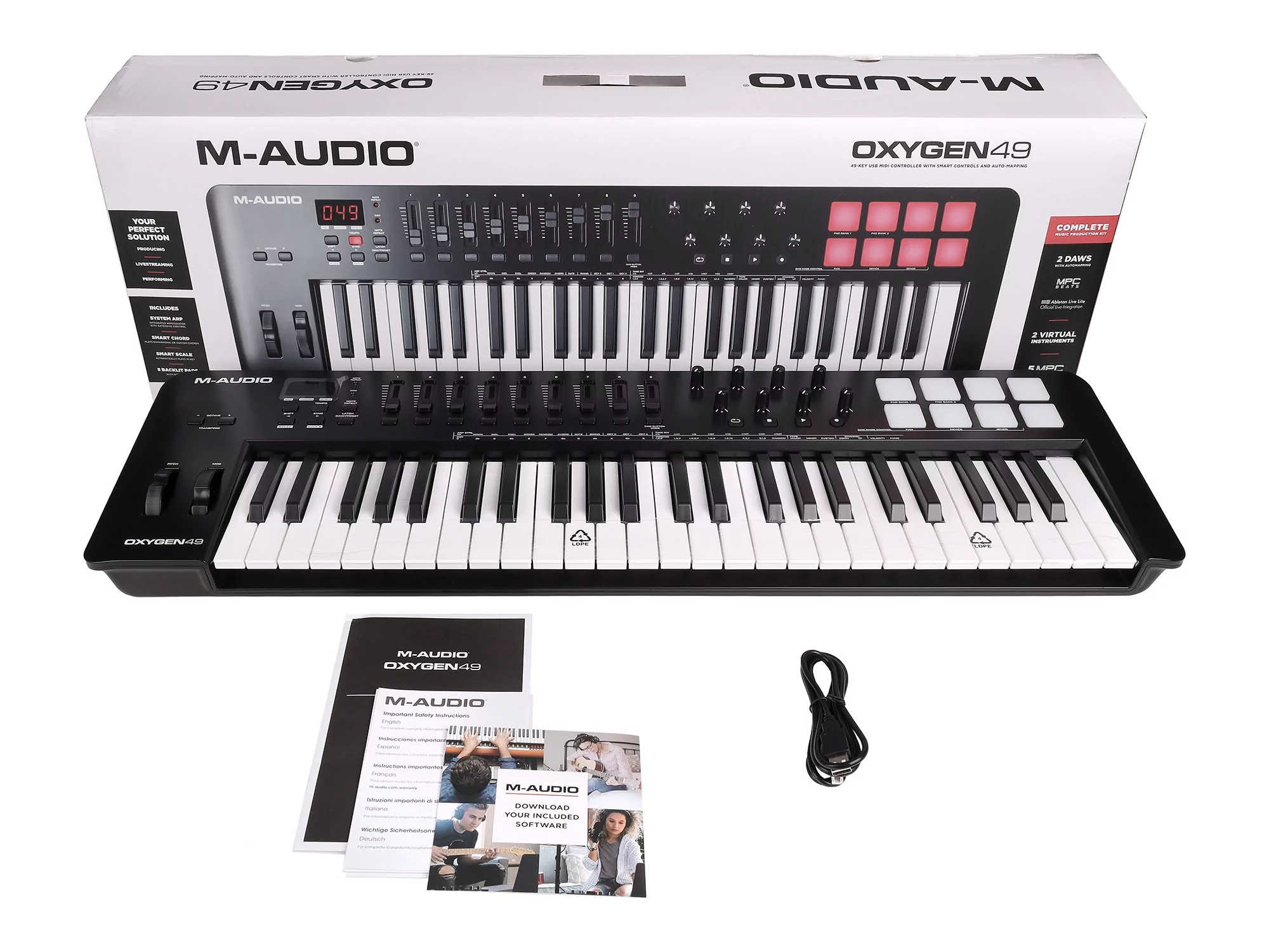 MIDI клавиатура M-audio Oxygen 49 MKV 13