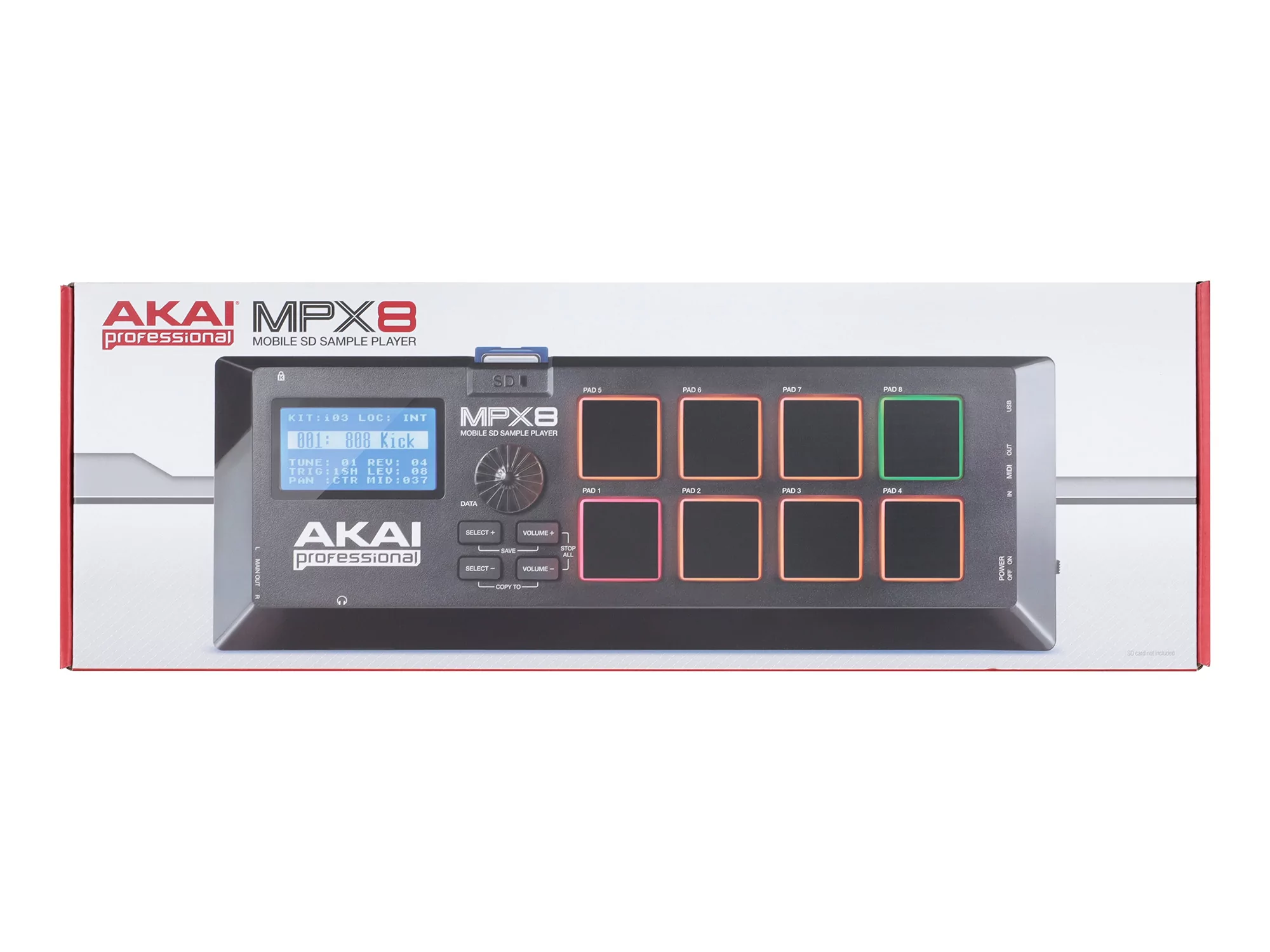 MIDI контроллер AKAI MPX 8 15