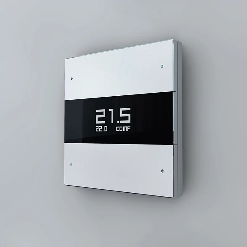 Сценарный выключатель с LED экраном и термостатом iRidi FS-BT6-LED-01 4