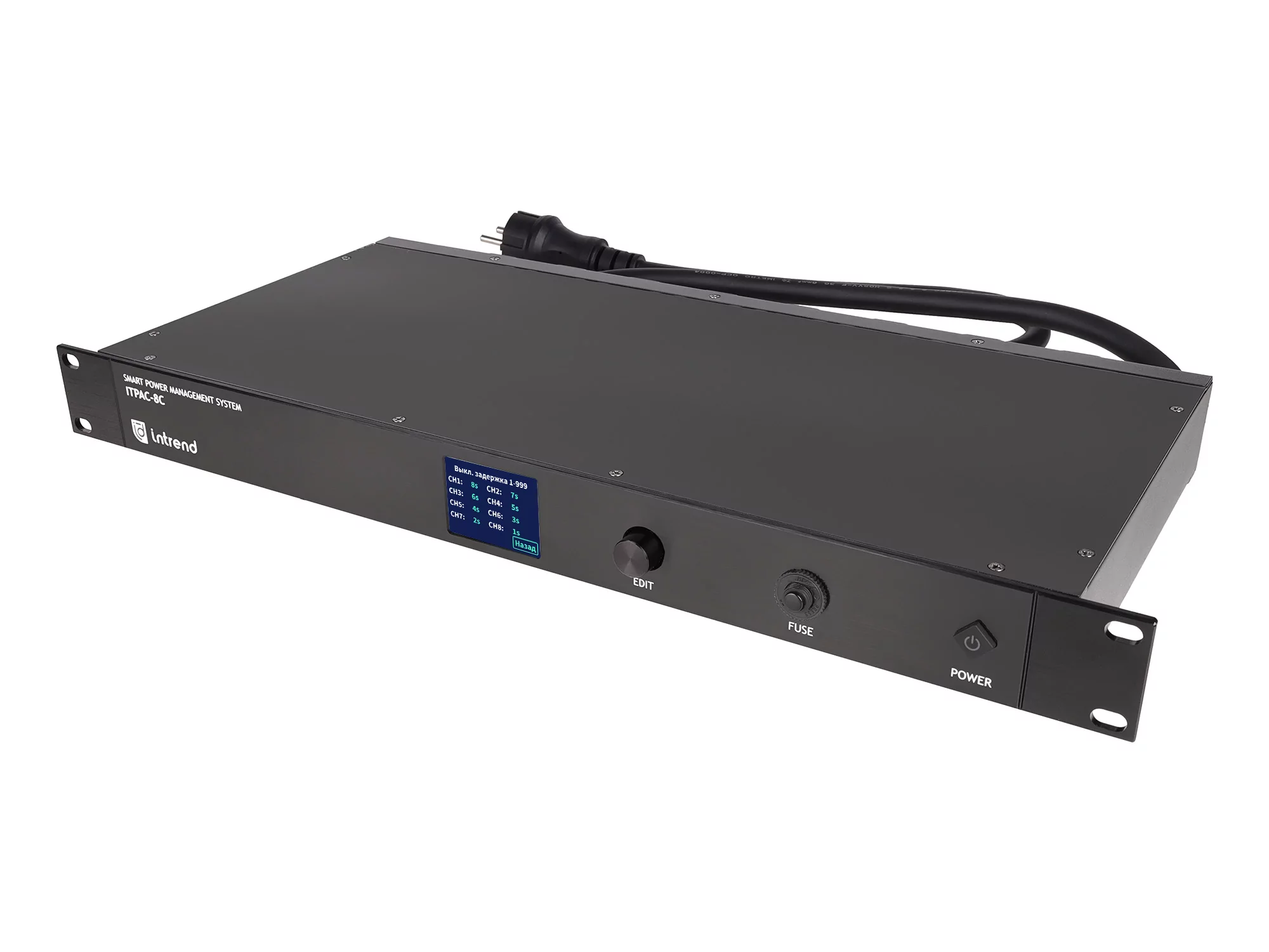 Коммутатор электропитания переменного тока Intrend ITPAC-8C 4