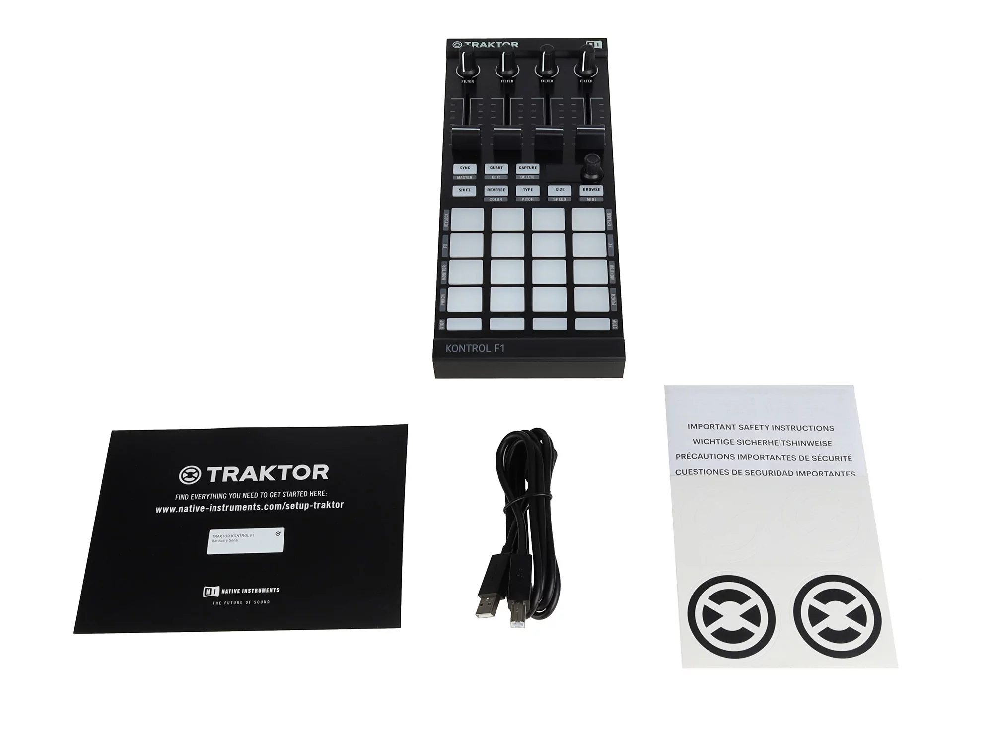DJ контроллер Native Instruments Traktor Kontrol F1 12