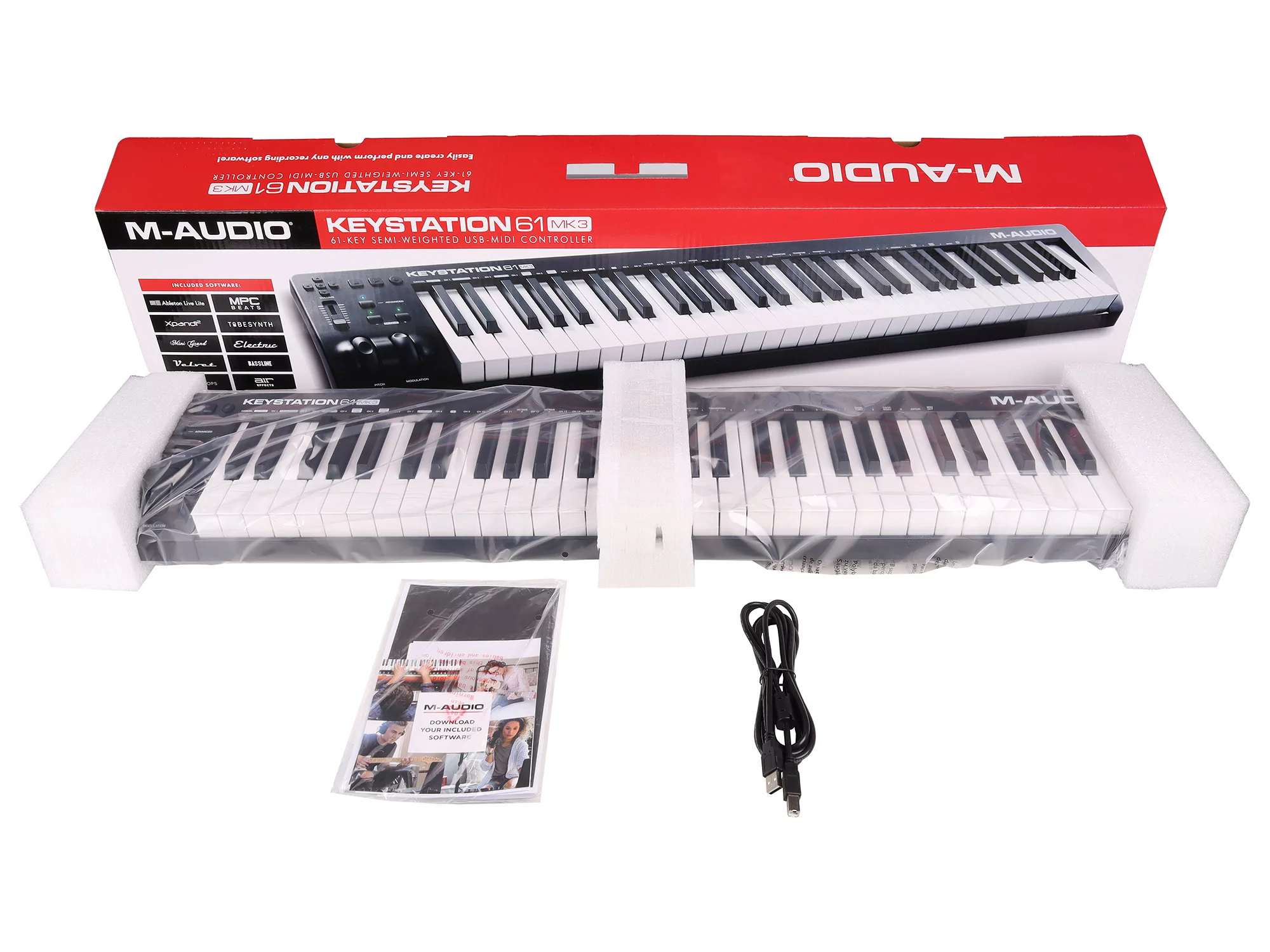 MIDI клавиатура M-audio Keystation 61 MK3 14