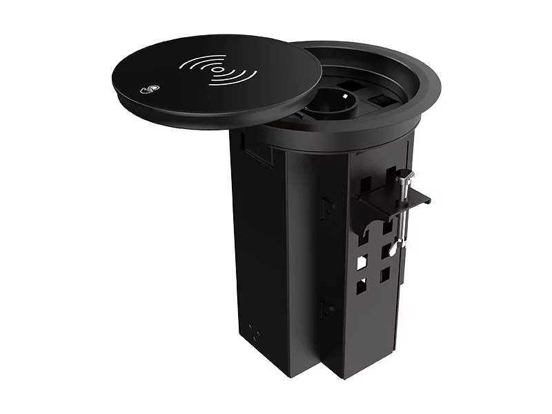 Лючок врезной в стол Wize Pro WRTS-RRSX-B 3