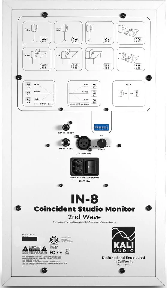 Акустическая система (студийный монитор) Kali Audio IN-8W V2 2