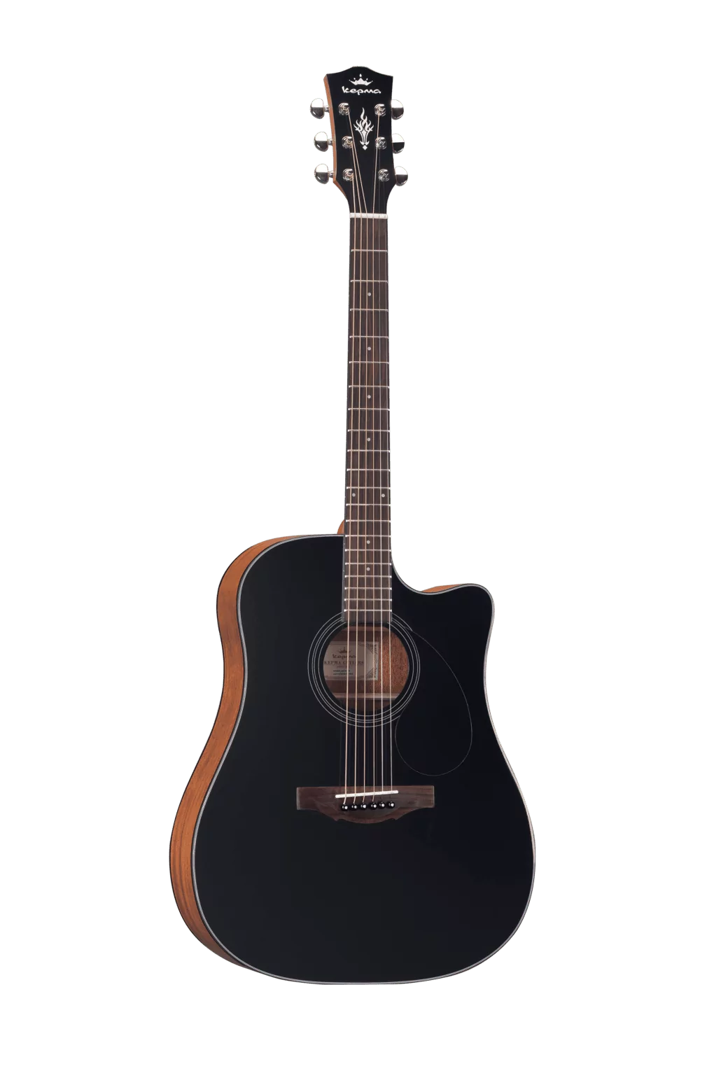 Трансакустическая гитара Kepma EDCE-K10PRO-BKM