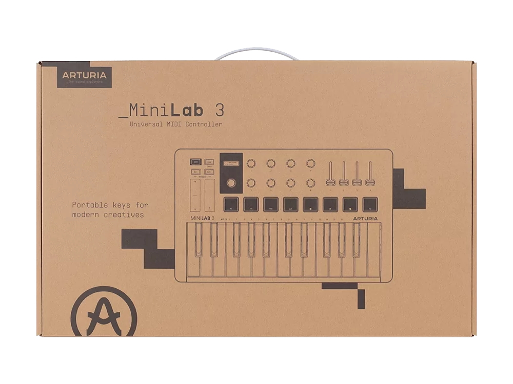 MIDI клавиатура Arturia MiniLAB 3 Rose Quartz 13
