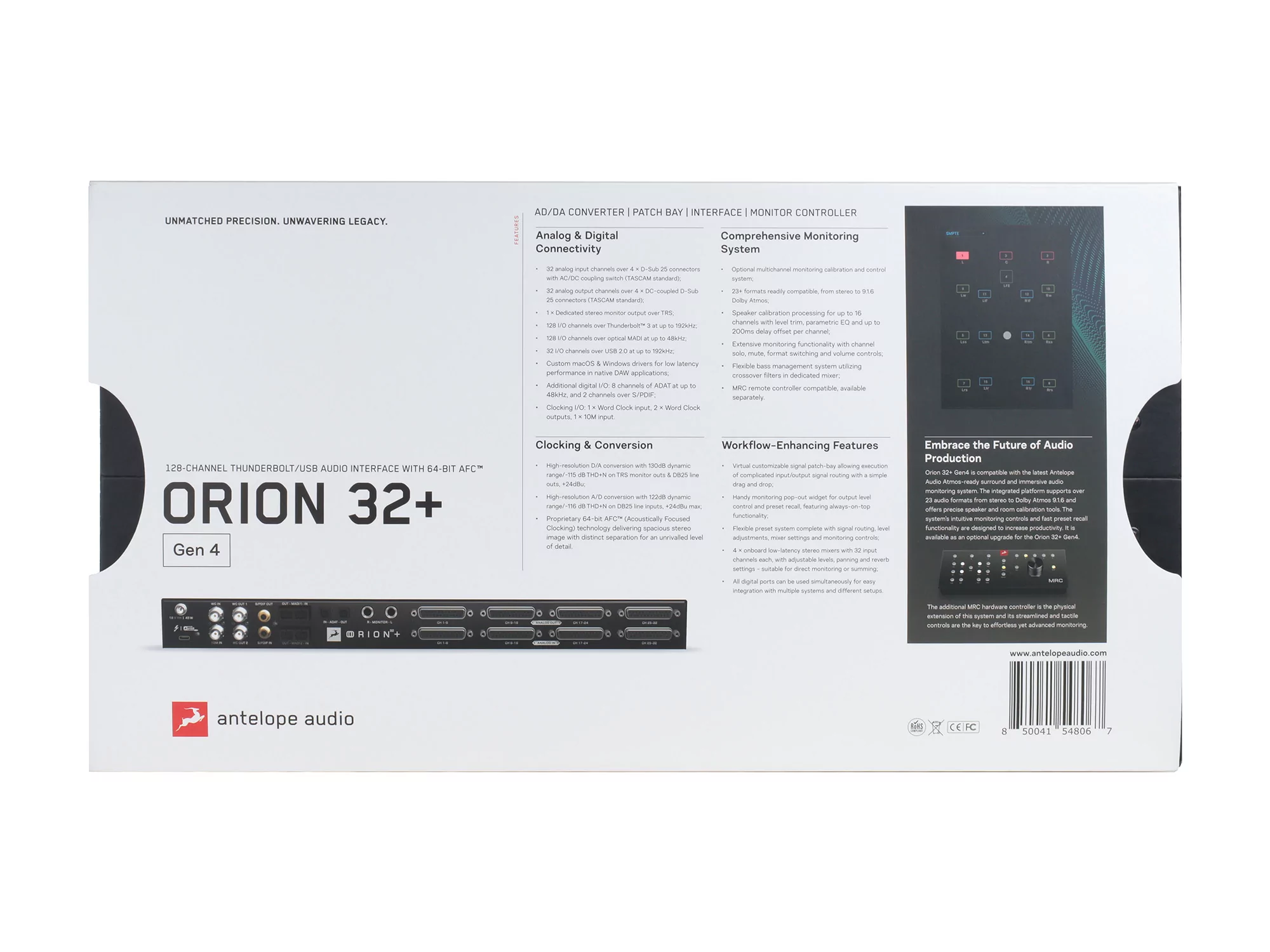 Аудиоинтерфейс Antelope Audio Orion 32+ Gen 4 20