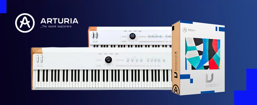 Компания Arturia дарит коллекцию виртуальных инструментов V Collection X за покупку клавиатур AstroLab