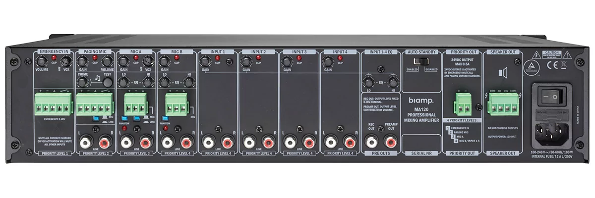 Усилитель Biamp MA120 2