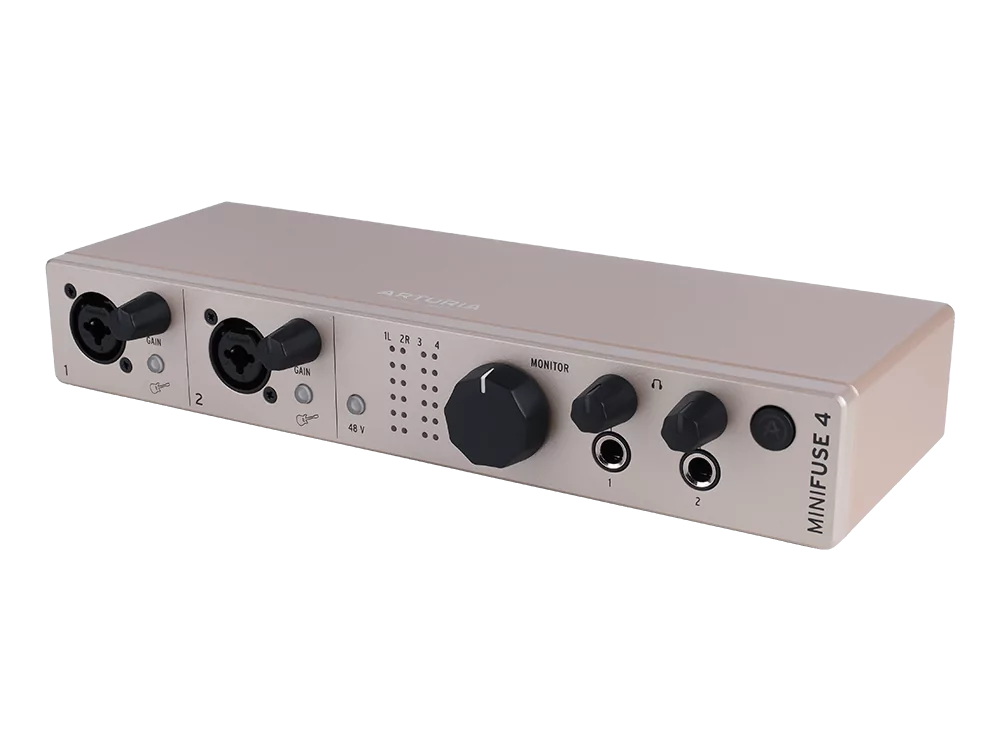 Аудиоинтерфейс USB Arturia MiniFuse 4 Champagne 9