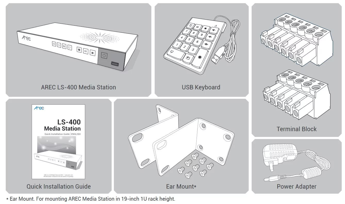 Рекордер AREC LS-400 3