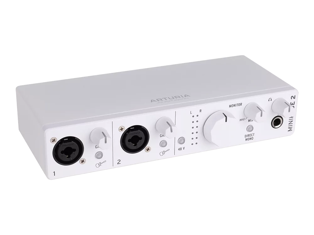Аудиоинтерфейс USB Arturia MiniFuse Recording Pack White 2