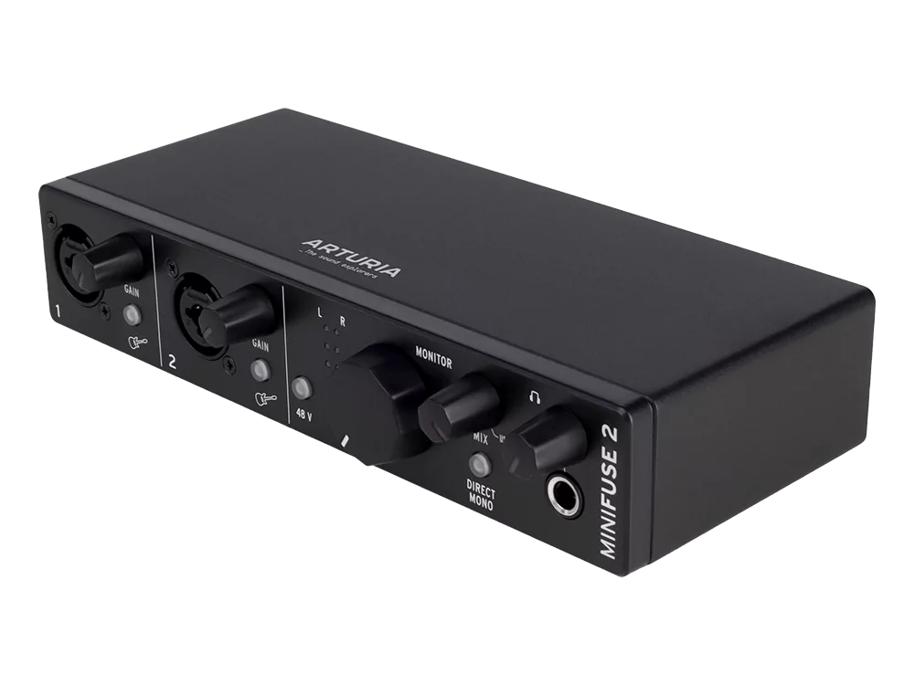Аудиоинтерфейс USB Arturia MiniFuse Recording Pack Black 8