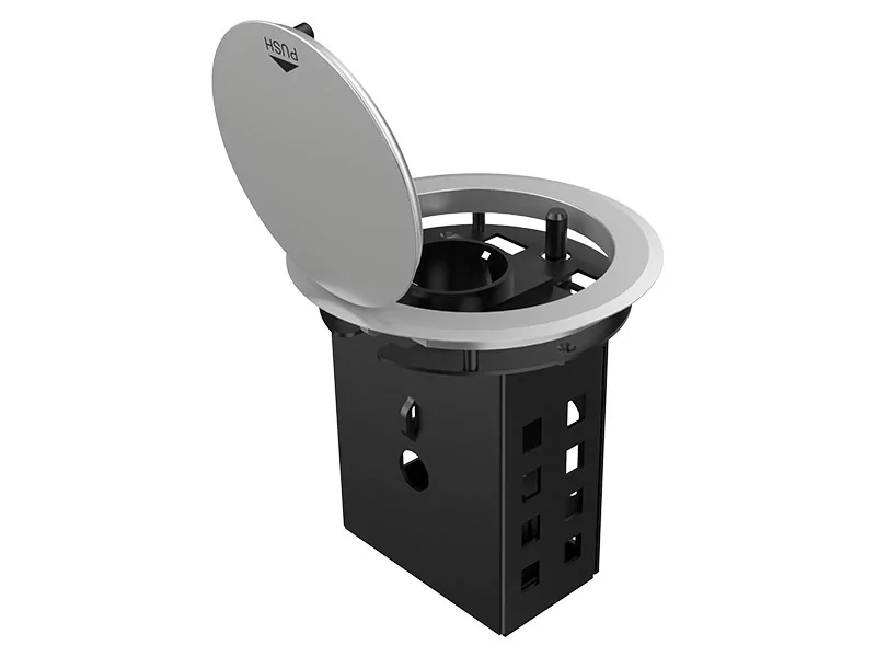 Лючок врезной в стол Wize Pro WRTS-RRTQ-S 4