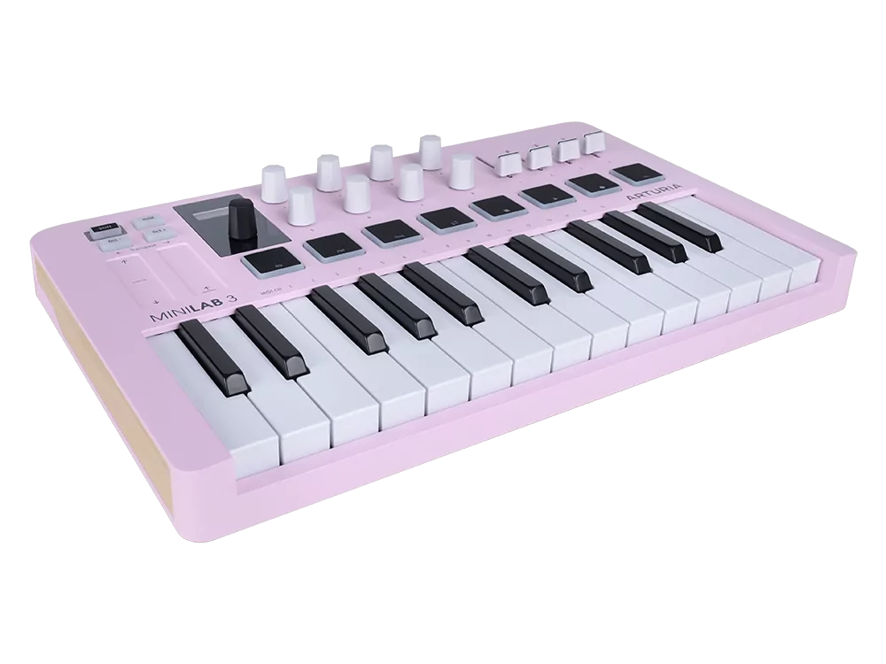 MIDI клавиатура Arturia MiniLAB 3 Rose Quartz 2