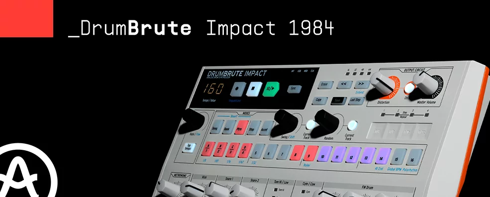 Arturia DrumBrute Impact 1984 ─ современный ритм в ретро-эстетике