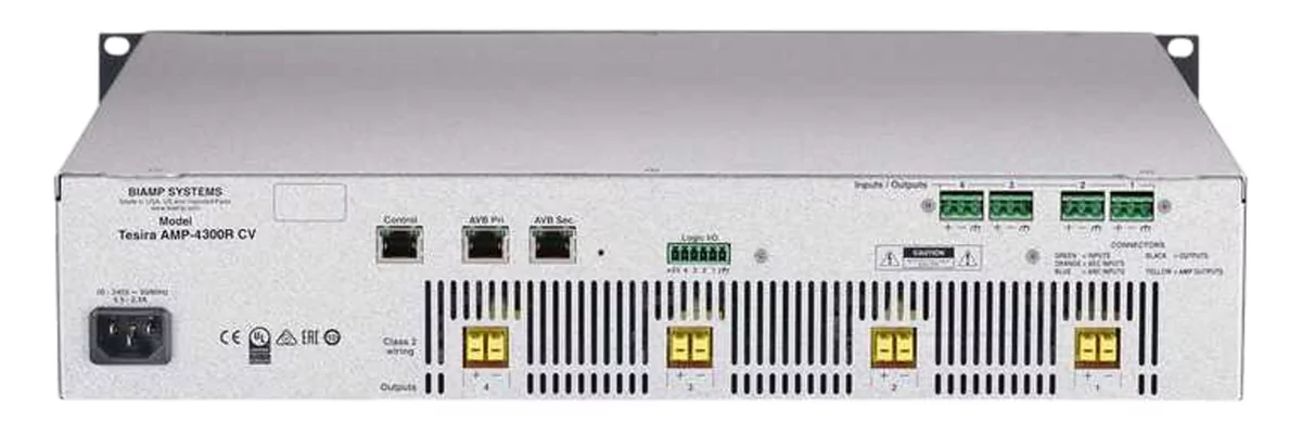 Усилитель Biamp TesiraAMP-4300RCV 2