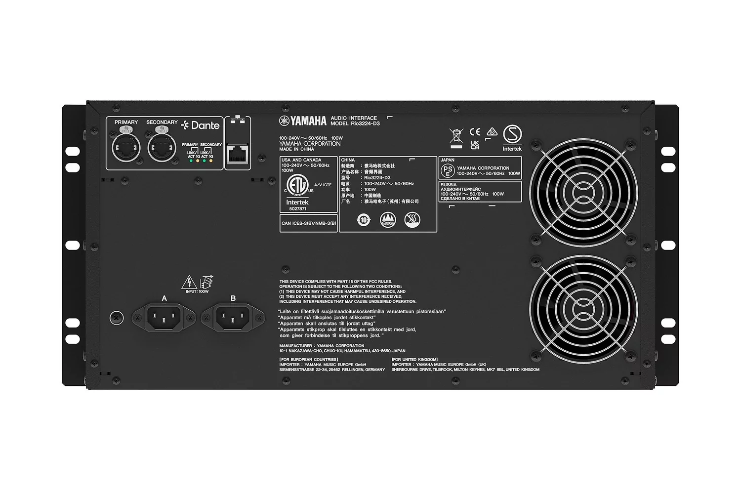 Конвертор Yamaha RIO3224-D3 //E 3